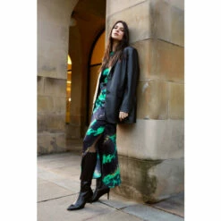 Warehouse Printed Midi Dress With Side Split For Female -Warehouse Sales Store unnamed file 1948