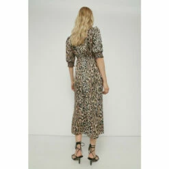 Warehouse Petite Midi Dress In Animal For Female -Warehouse Sales Store unnamed file 1959