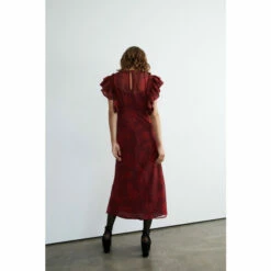 Warehouse Ruffle Maxi Dress In Floral For Female -Warehouse Sales Store unnamed file 1975