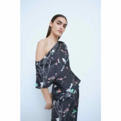 Warehouse Petite WH X The British Museum: The Charles Rennie Mackintosh Collection Asymmetric Coord Top In Print For Female -Warehouse Sales Store unnamed file 1990