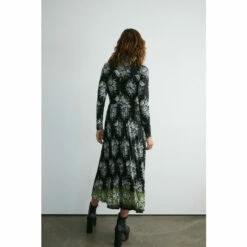 Warehouse Petite Pleated Floral Border Print Zip Collar Midi Dress For Female -Warehouse Sales Store unnamed file 2015