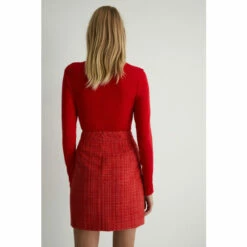 Warehouse Tweed Pocket Pelmet Skirt For Female -Warehouse Sales Store unnamed file 2020