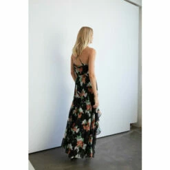 Warehouse Floral Strappy Ruffle Wrap Maxi Dress For Female -Warehouse Sales Store unnamed file 2025