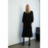 Warehouse Cord Button Front Tiered Midi Dress For Female -Warehouse Sales Store unnamed file 2034