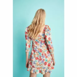 Warehouse Puff Sleeve Mini Dress In Floral For Female -Warehouse Sales Store unnamed file 2048