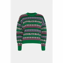 Warehouse Jacquard Stripe Knit Jumper For Female -Warehouse Sales Store unnamed file 2094