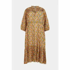 Warehouse Plus Size Embroidered Yoke Floral Midi Dress For Female 10 Warehouse Plus Size Embroidered Yoke Floral Midi Dress For Female -Warehouse Sales Store unnamed file 21