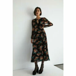 Warehouse Petite Diamante Floral Chiffon Maxi Dress For Female -Warehouse Sales Store unnamed file 2118