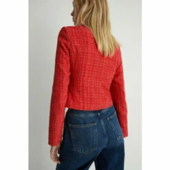 Warehouse Tweed Square Neck Jacket For Female -Warehouse Sales Store unnamed file 2121