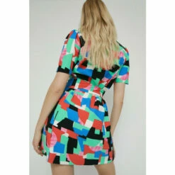 Warehouse Block Belted Crepe Blazer Dress For Female -Warehouse Sales Store unnamed file 2132