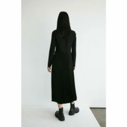 Warehouse Long Sleeve Pleated Midi Dress For Female -Warehouse Sales Store unnamed file 2141