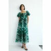 Warehouse Printed Organza Square Neck Midi Dress For Female -Warehouse Sales Store unnamed file 2144