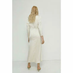 Warehouse Chain Neck Satin Maxi Dress For Female -Warehouse Sales Store unnamed file 2163