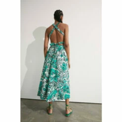 Warehouse Floral Cotton Halter Neck Midi Dress For Female 10 Warehouse Floral Cotton Halter Neck Midi Dress For Female -Warehouse Sales Store unnamed file 2168