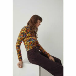 Warehouse Printed Funnel Neck Top For Female -Warehouse Sales Store unnamed file 2188