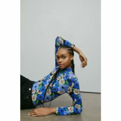 Warehouse Printed Funnel Neck Top For Female -Warehouse Sales Store unnamed file 2192