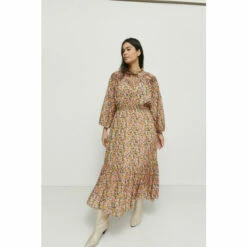 Warehouse Plus Size Embroidered Yoke Floral Midi Dress For Female 11 Warehouse Plus Size Embroidered Yoke Floral Midi Dress For Female -Warehouse Sales Store unnamed file 22