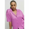 Warehouse Plus Size Satin Short Sleeve Resort Shirt For Female -Warehouse Sales Store unnamed file 2208
