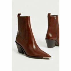 Warehouse Premium Real Leather Toe Cap Western Boot For Female -Warehouse Sales Store unnamed file 2235