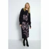 Warehouse Floral Placement Jacquard Knit Midi Dress For Female -Warehouse Sales Store unnamed file 2238
