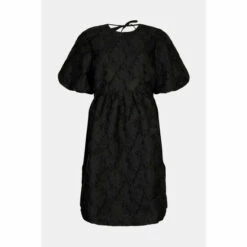 Warehouse Jacquard Babydoll Dress For Female -Warehouse Sales Store unnamed file 2252