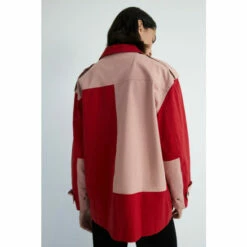 Warehouse Cotton Colour Block Utility Jacket For Female -Warehouse Sales Store unnamed file 2264