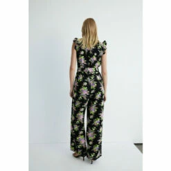 Warehouse Petite Floral Tie Waist Jumpsuit For Female -Warehouse Sales Store unnamed file 2304