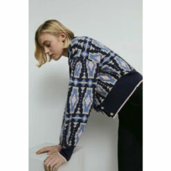 Warehouse Aztec Tassel Knitted Cardigan For Female