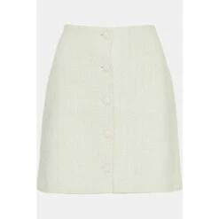 Warehouse Premium Wool Boucle Tweed Pelmet Skirt For Female -Warehouse Sales Store unnamed file 2366