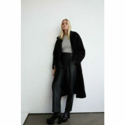 Warehouse Belted Long Line Teddy Coat For Female -Warehouse Sales Store unnamed file 238