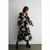 Warehouse Floral Pleated Double Tiered Midi Dress For Female -Warehouse Sales Store unnamed file 2416