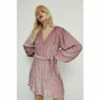 Warehouse Belted Sequin Mini Dress For Female