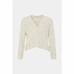 Warehouse Diamante Embroidered Cardigan For Female -Warehouse Sales Store unnamed file 2503