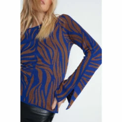 Warehouse Animal Metallic Tie Back Top For Female -Warehouse Sales Store unnamed file 2514