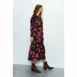 Warehouse Paisley Floral Scallop Collar Midi Dress For Female -Warehouse Sales Store unnamed file 2550