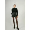 Warehouse Belted Faux Leather High Waisted Short For Female -Warehouse Sales Store unnamed file 2554
