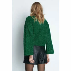 Warehouse Tinsel Funnel Knit Jumper For Female -Warehouse Sales Store unnamed file 2561