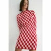 Warehouse Check Jacquard Knit Short Dress For Female -Warehouse Sales Store unnamed file 2566