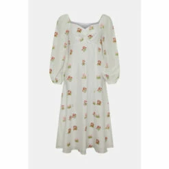 Warehouse Embroidery Midi Dress For Female -Warehouse Sales Store unnamed file 2574