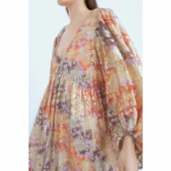 Warehouse Petite WH X The British Museum: The Charles Rennie Mackintosh Collection Sparkle Floral Maxi Dress For Female -Warehouse Sales Store unnamed file 2609