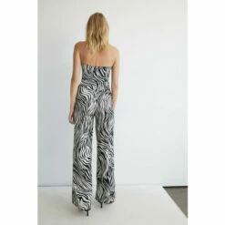 Warehouse Animal Halter Neck Jersey Crepe Jumpsuit For Female -Warehouse Sales Store unnamed file 2638