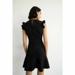 Warehouse Frill Sleeve Flippy Dress For Female -Warehouse Sales Store unnamed file 2661