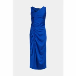 Warehouse Ruched Midi Dress For Female -Warehouse Sales Store unnamed file 2712