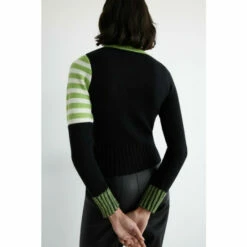 Warehouse Colourblock Stripe Jacquard Jumper For Female -Warehouse Sales Store unnamed file 2739