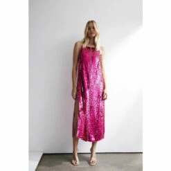 Warehouse Sequin Diamante Trim Midi Dress For Female -Warehouse Sales Store unnamed file 2752