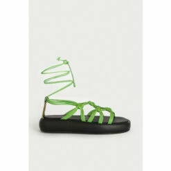 Warehouse Real Leather Knotted Flatform Sandal For Female -Warehouse Sales Store unnamed file 2765