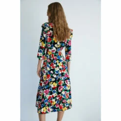Warehouse Petite Floral Ruffle Flippy Mini Dress For Female -Warehouse Sales Store unnamed file 2789