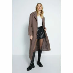 Warehouse Long Line Single Breasted Tailored Coat For Female -Warehouse Sales Store unnamed file 28