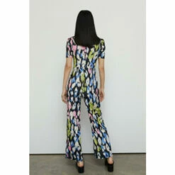 Warehouse Petite Printed Ruched Front Jumpsuit For Female -Warehouse Sales Store unnamed file 2813