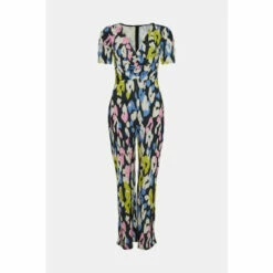 Warehouse Petite Printed Ruched Front Jumpsuit For Female -Warehouse Sales Store unnamed file 2814